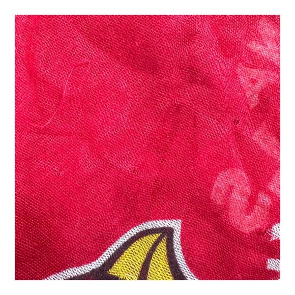 Arizona Cardinals Logo Infinity Scarf Red Lightweight Sheer NFL Tailgating Fan - Picture 8 of 8